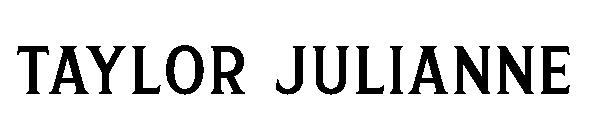 taylor julianne字体