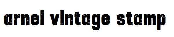 arnel vintage stamp字体