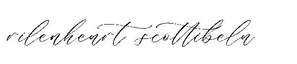 rilenheart scottibela字体