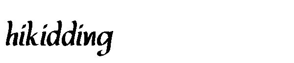 hikidding字体