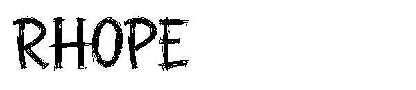 Rhope字体