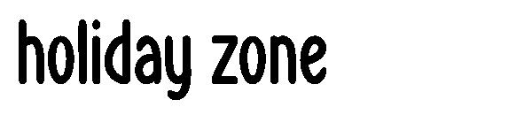 holiday zone字体