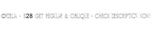 cordelia - $28 get regular & oblique - check descr