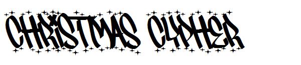christmas cypher字体