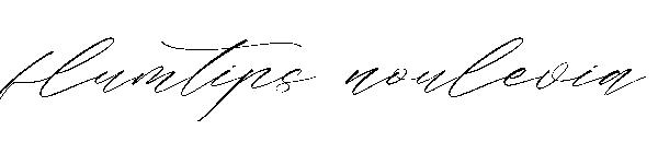 flumtips noulevia字体