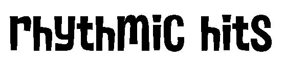 rhythmic hits字体