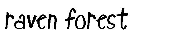 raven forest字体