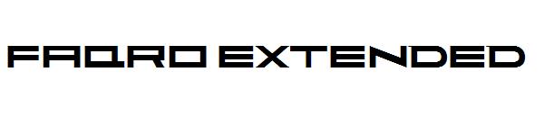 faqro extended字体