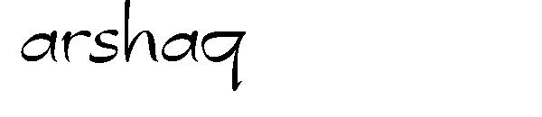 Arshaq字体