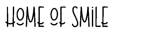 home of smile字体