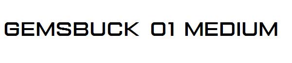 gemsbuck 01 medium字体
