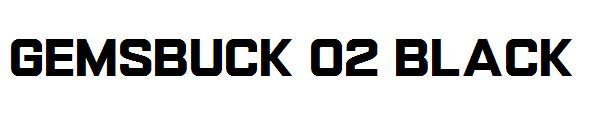 gemsbuck 02 black字体