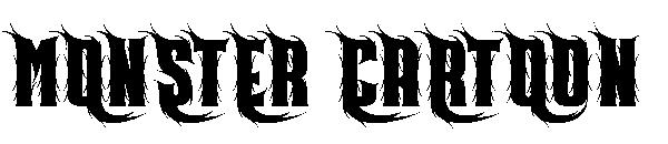 monster cartoon字体