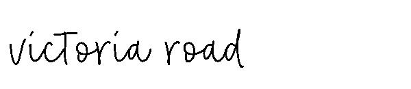 Victoria road字体