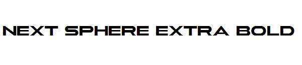 next sphere extra bold字体