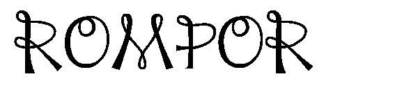 Rompor字体