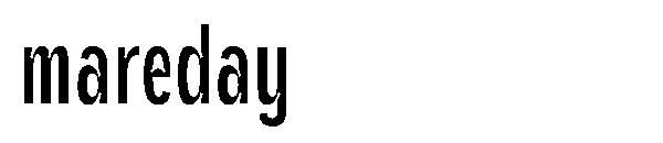 Mareday字体