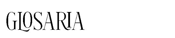 glosaria字体