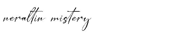 Neraltin mistery字体