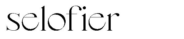 Selofier字体