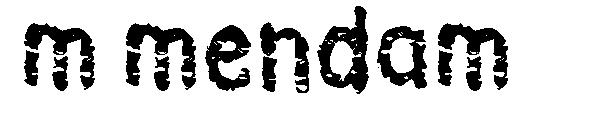 m mendam字体