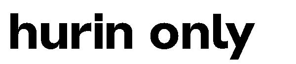 hurin only字体