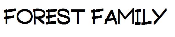 Forest family字体