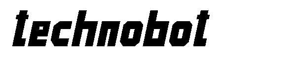 Technobot字体