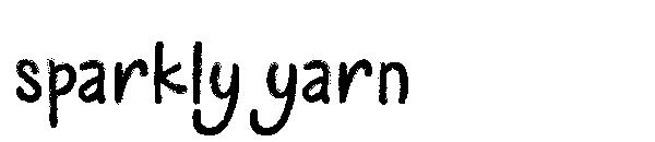 sparkly yarn
