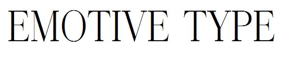 emotive type