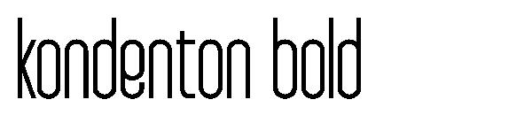 kondenton bold