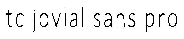 tc jovial sans pro