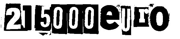 215000euro字体