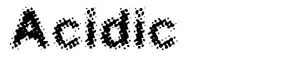 Acidic字体