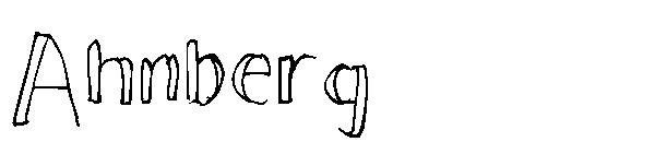 Ahnberg字体