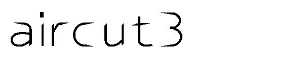 aircut3字体
