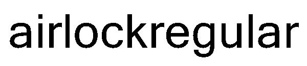 airlockregular字体