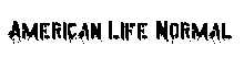 American Life Normal字体