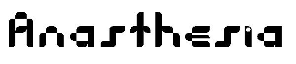 Anasthesia字体
