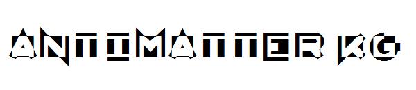AntiMatter KG字体