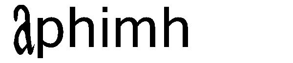 Aphimh字体