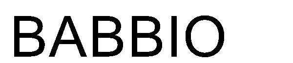 BABBIO字体