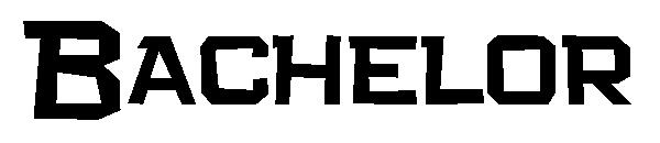 Bachelor字体