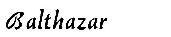 Balthazar字体