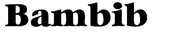 Bambib字体