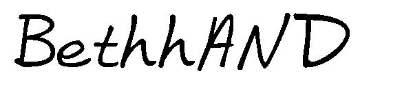 BethhAND字体