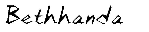 Bethhanda字体