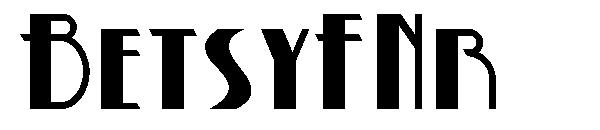 BetsyFNr字体