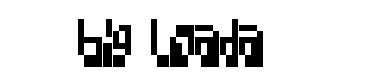 Big loada字体