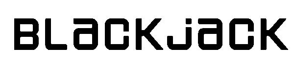 Blackjack字体